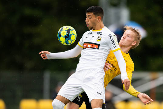 Häckens Leonardo Farah Shahin och Elfsborgs Otto Gustafsson