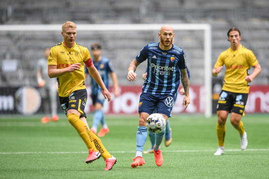 Elfsborgs Sivert Heltne Nilsen och Djurgårdens Magnus