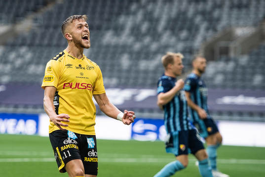 Elfsborgs Jesper Karlsson reagerar