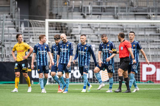 Djurgårdens Aslak Witry, Jacob Une Larsson, Curtis