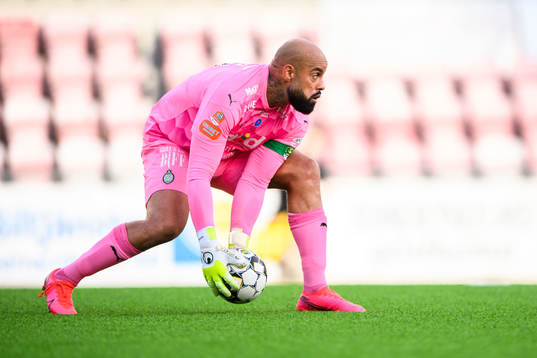 AFC Eskilstunas målvakt Joshua Wicks
