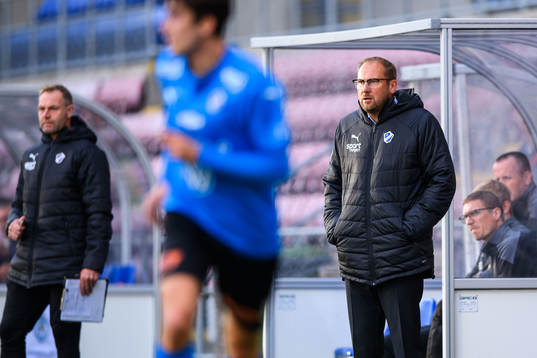 Halmstads tränare Magnus Haglund