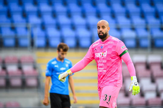 AFC Eskilstunas målvakt Joshua Wicks