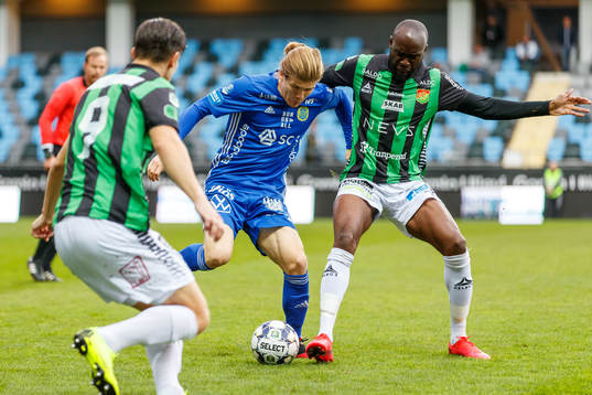 Sundsvalls Oliver Berg och GAIS Borins Lumbana