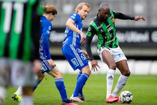 Sundsvalls Pontus Engblom och GAIS Boris Lumbana