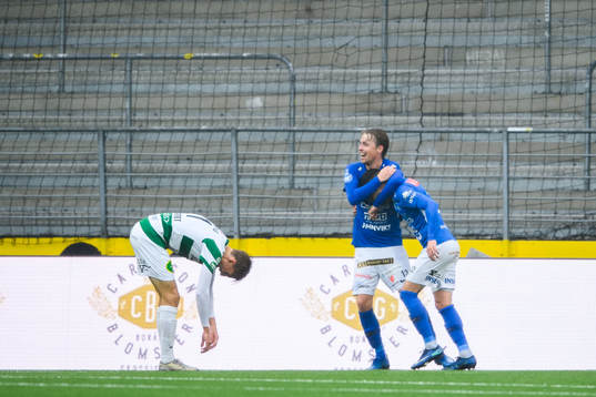 Norrbys Robin Strömberg jublar