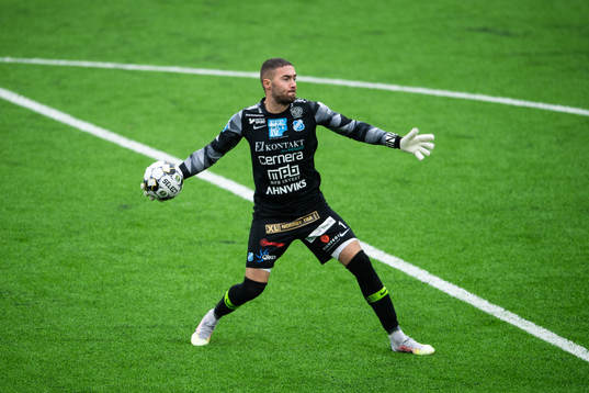 Norrbys målvakt Mergim Krasniqi