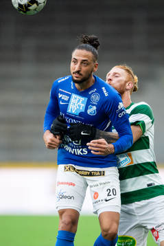 Norrbys Dijan Vukojevic och Västerås Calle Svensson