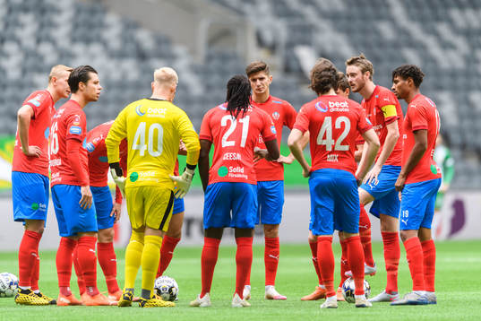 Helsingborgs spelare samlas