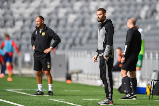 Helsingborgs tränare Olof Mellberg