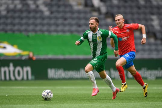 Hammarbys Muamer Tankovic och Helsingborgs Jakob