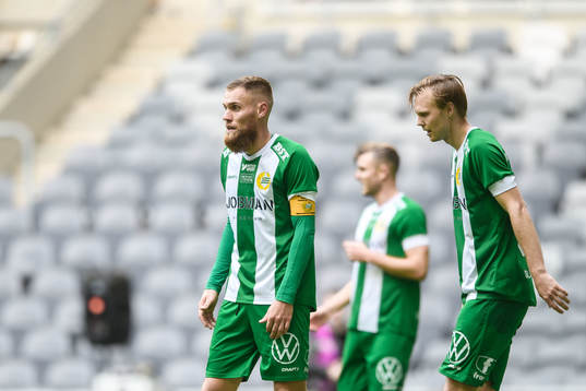 Hammarbys David Fällman och Tim Söderström deppar