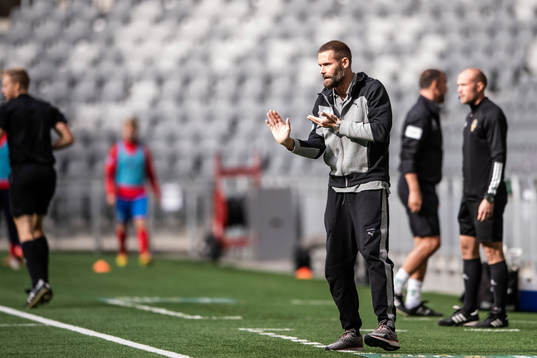 Helsingborgs tränare Olof Mellberg