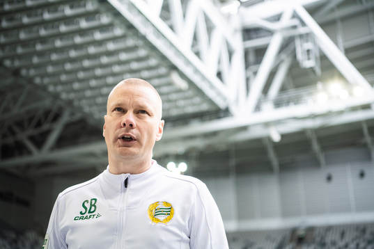 Hammarbys tränare Stefan Billborn