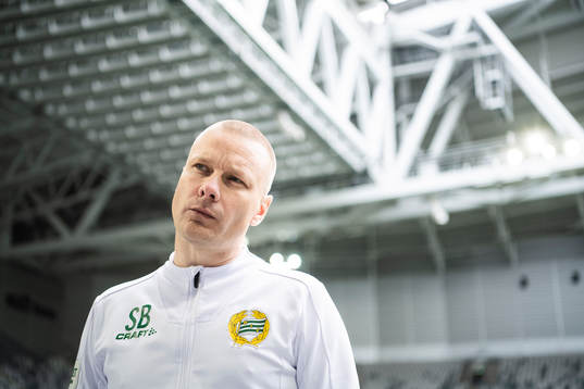 Hammarbys tränare Stefan Billborn