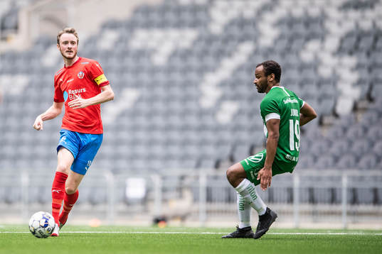 Helsingborgs Rasmus Jönsson och Hammarbys Serge-Junior