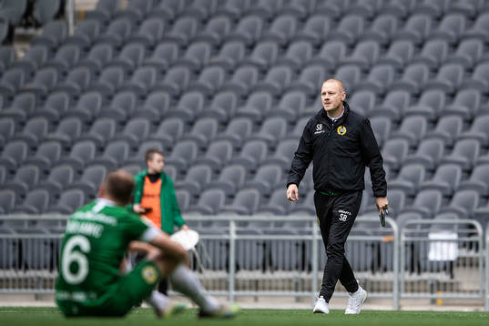 Hammarbys tränare Stefan Billborn