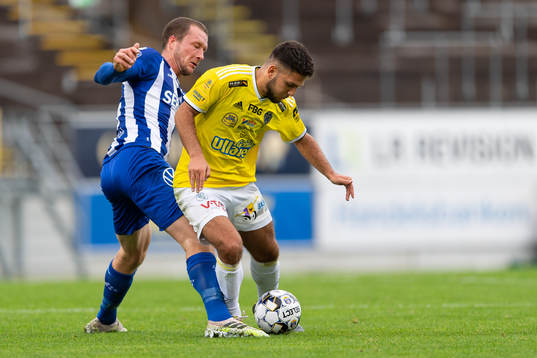 IFK Göteborgs Jakob Johansson och Falkenbergs Edi Sylisufaj