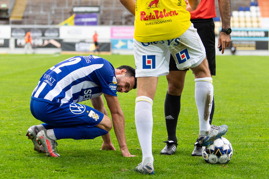 IFK Göteborgs Giorgi Kharaishvili har ont