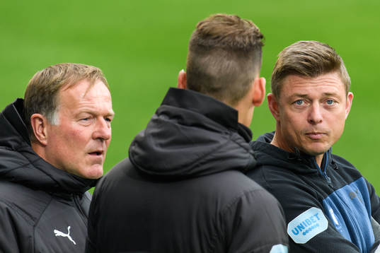 Malmö FFs assisterande tränare Remy Reijnierse (tv),