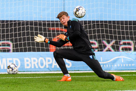 Malmö FFs målvakt Melker Ellborg