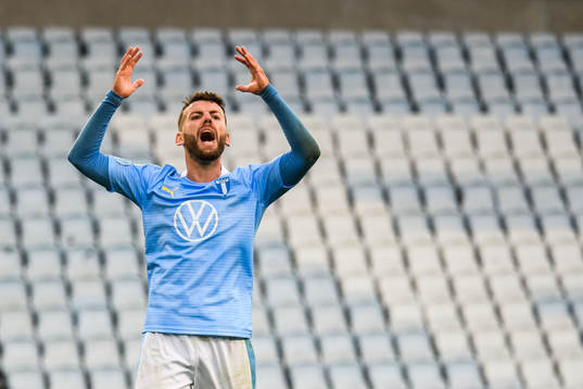 Malmö FFs Erdal Rakip deppar