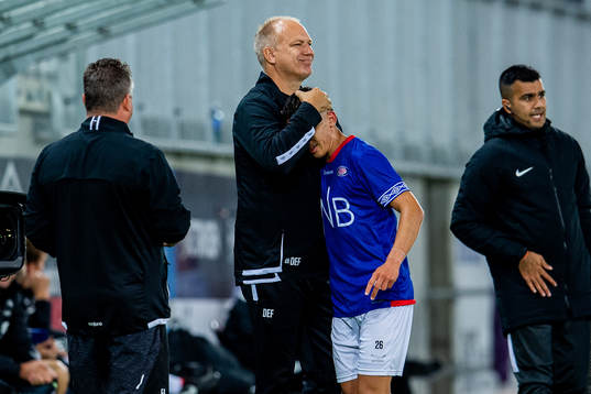 Dag-Eilev Fagermo, head coach of Vålerenga, and Osame