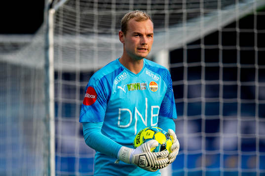 Goalkeeper Viljar Myhra of Strømsgodset