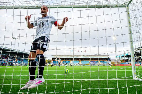 Tore Reginiussen of Rosenborg looks dejected