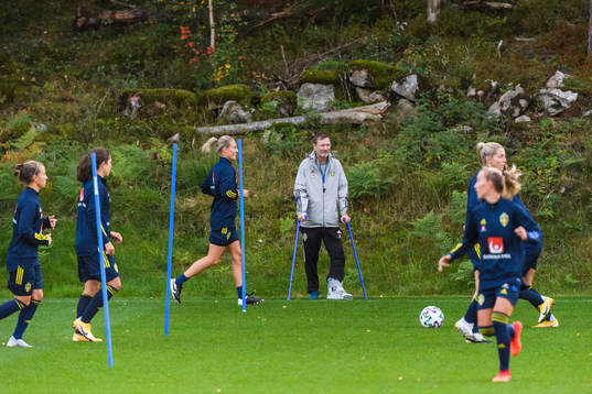 Peter Gerhardsson, head coach of the Swedish women’s