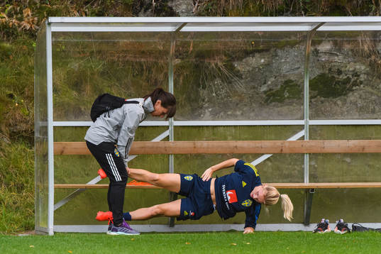 Mimmi Larsson of the Swedish women’s national football