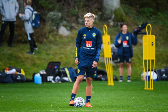 Lina Hurtig of the Swedish women’s national football team
