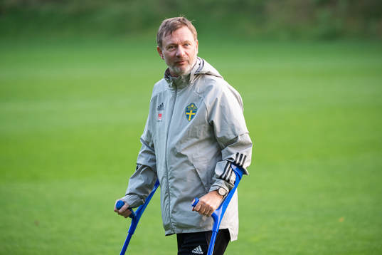 Peter Gerhardsson, head coach of the Swedish women’s