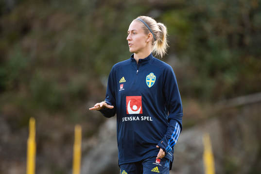 Emma Cullberg of the Swedish women’s national football
