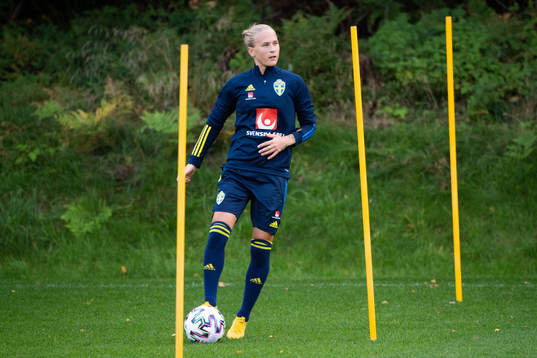 Filippa Curmark of the Swedish women’s national football