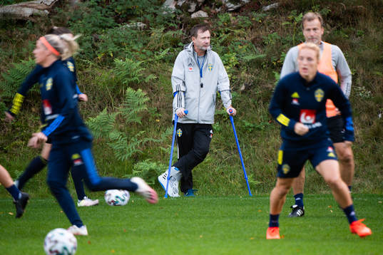 Peter Gerhardsson, head coach  of the Swedish women’s