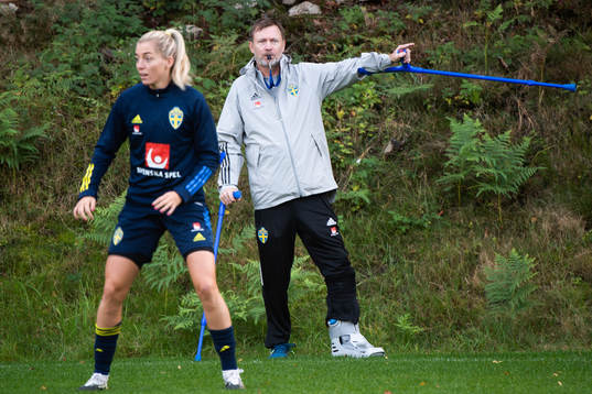 Peter Gerhardsson, head coach  of the Swedish women’s