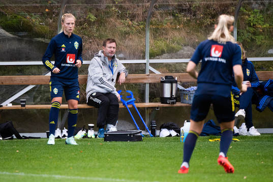 Peter Gerhardsson, head coach  of the Swedish women’s