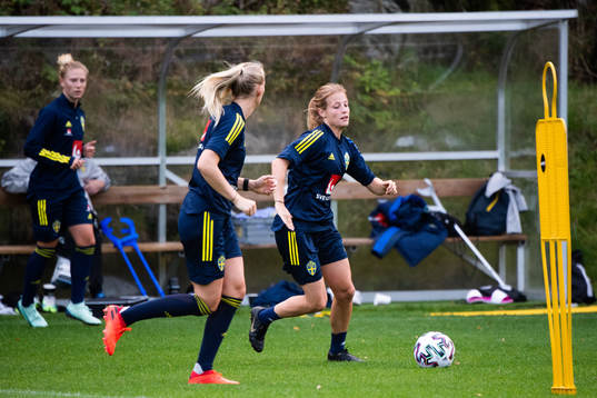 Anna Anvegård of the Swedish women’s national football