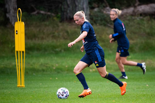 Jonna Andersson of the Swedish women’s national football