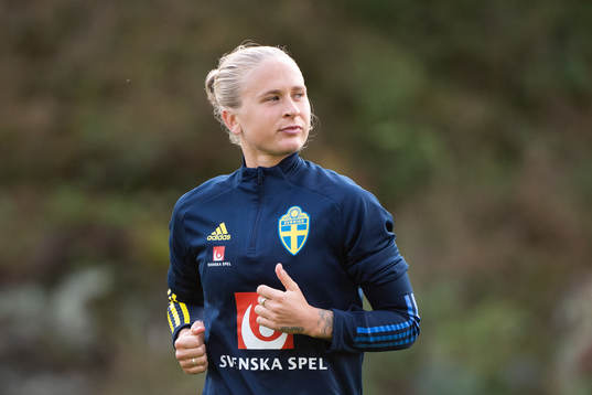 Filippa Curmark of the Swedish women’s national football
