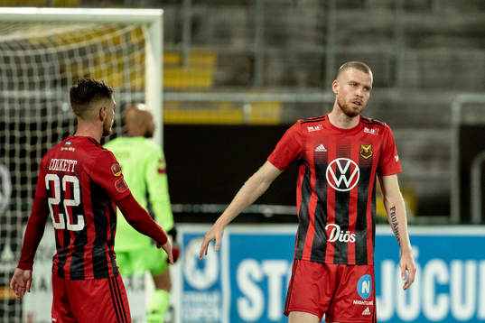 Östersunds Thomas Isherwood deppar