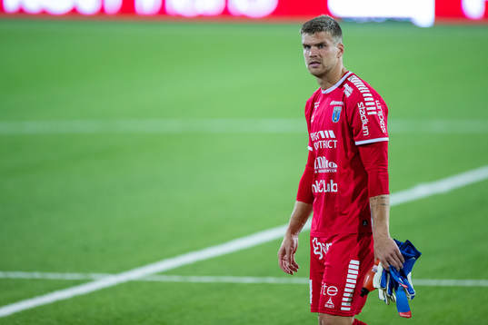 Sirius målvakt Lukas Jonsson deppar