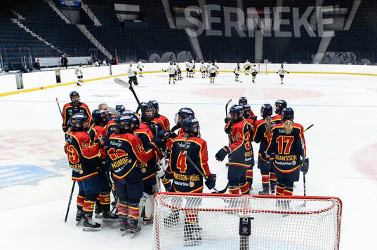Djurgårdens spelare jublar