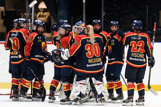 Djurgårdens spelare jublar
