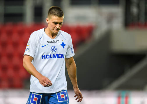 IFK Norrköpings Rasmus Lauritsen deppar