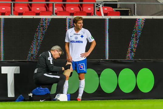 IFK Norrköpings Christoffer Nyman får vård