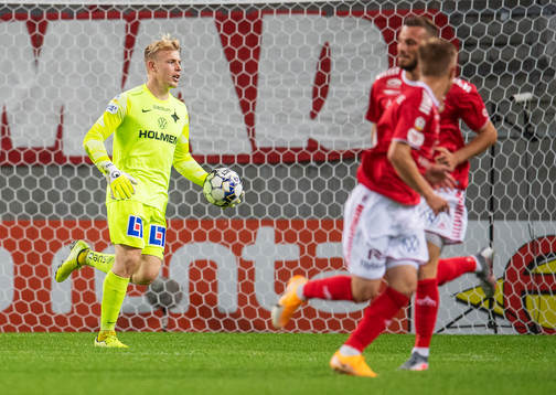 IFK Norrköpings målvakt Isak Pettersson