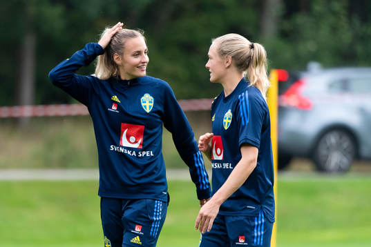Nathalie Björn and Magdalena Eriksson