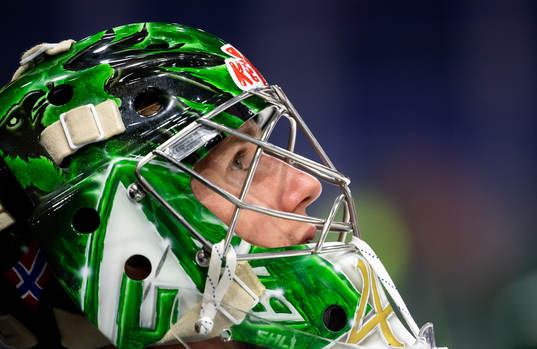Färjestads målvakt Henrik Haukeland
